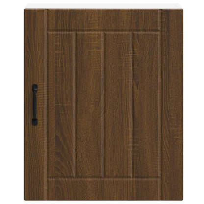 Kitchen Wall Cabinets 2 pcs Lucca Brown Oak Engineered Wood