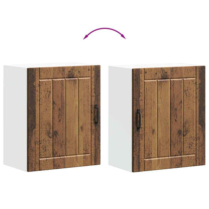 Kitchen Wall Cabinets 2 pcs Lucca Old Wood Engineered Wood