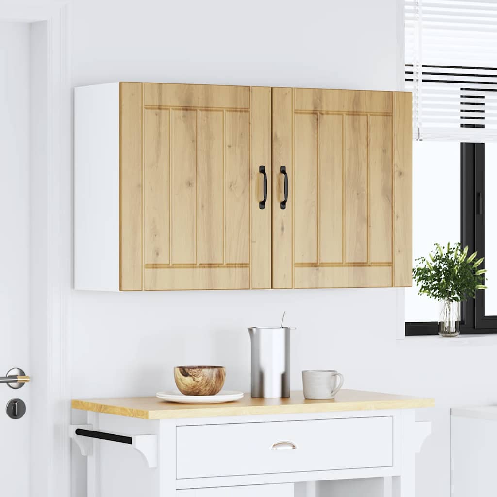Kitchen Wall Cabinets 2 pcs Lucca Artisan Oak Engineered Wood