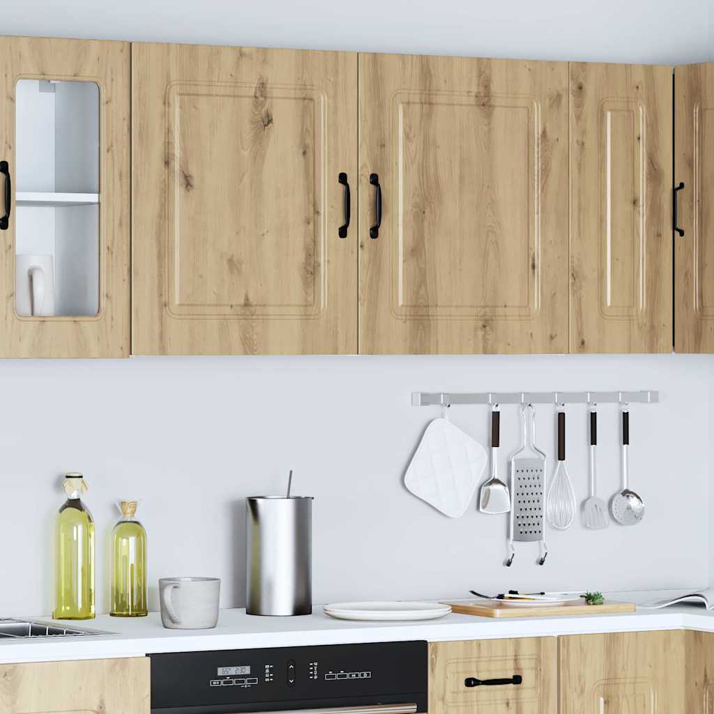 Kitchen Wall Cabinets 2 pcs Lucca Artisan Oak Engineered Wood