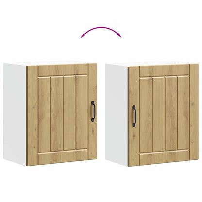 Kitchen Wall Cabinets 2 pcs Lucca Artisan Oak Engineered Wood