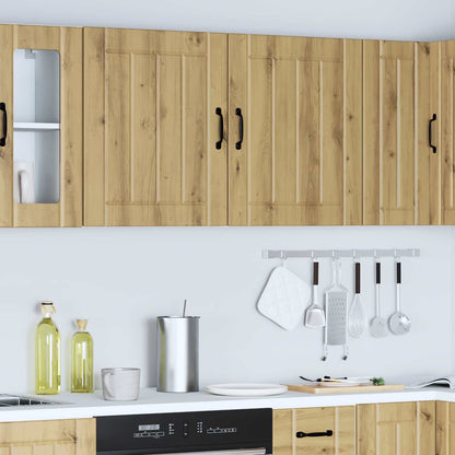 Kitchen Wall Cabinets 2 pcs Lucca Artisan Oak Engineered Wood