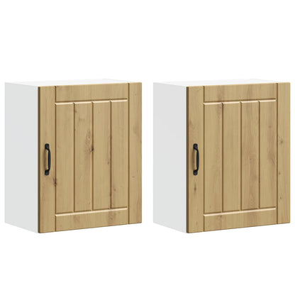 Kitchen Wall Cabinets 2 pcs Lucca Artisan Oak Engineered Wood