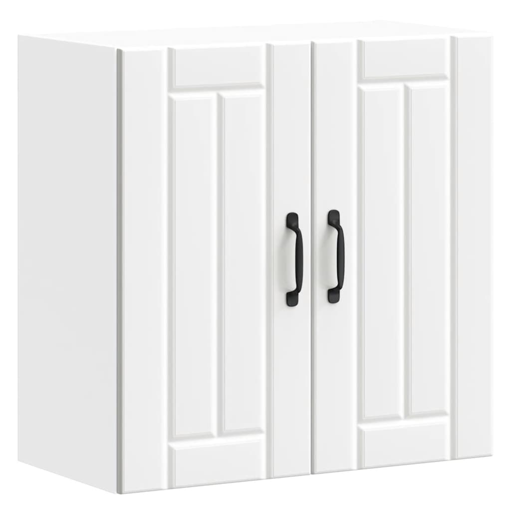 Kitchen Wall Cabinet "Lucca" White Engineered Wood