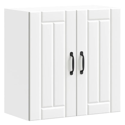 Kitchen Wall Cabinet "Lucca" White Engineered Wood