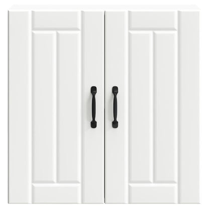 Kitchen Wall Cabinet "Lucca" White Engineered Wood