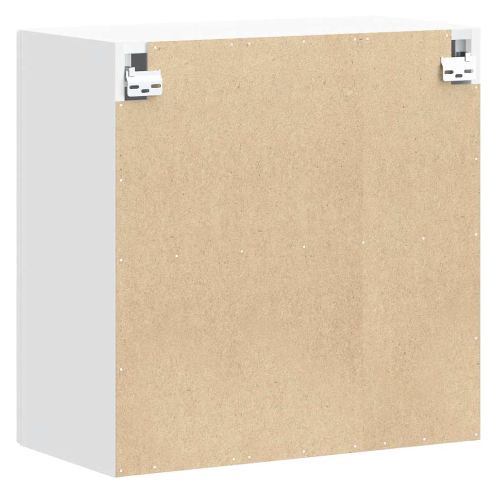 Kitchen Wall Cabinet "Lucca" White Engineered Wood