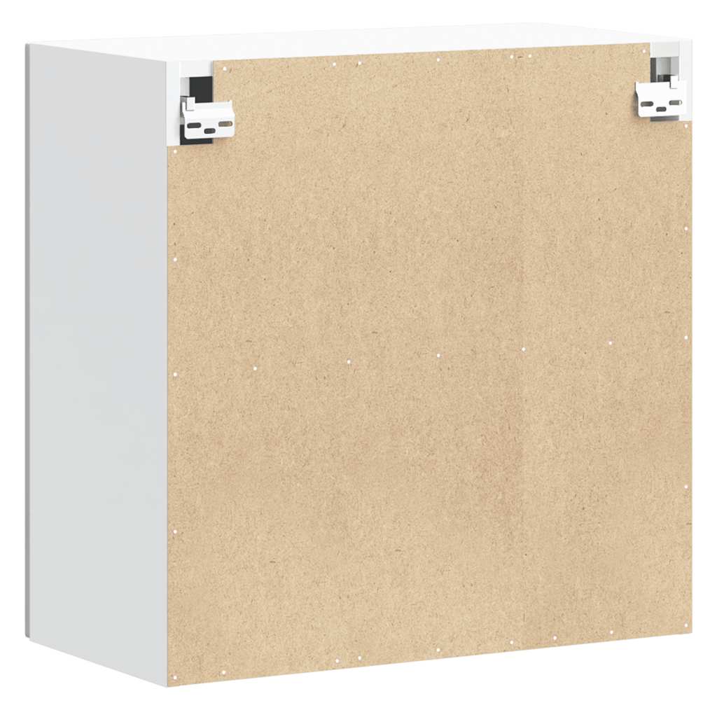 Kitchen Wall Cabinet "Lucca" High Gloss White Engineered Wood