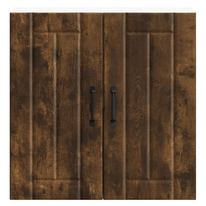 Kitchen Wall Cabinet "Lucca" Smoked Oak Engineered Wood