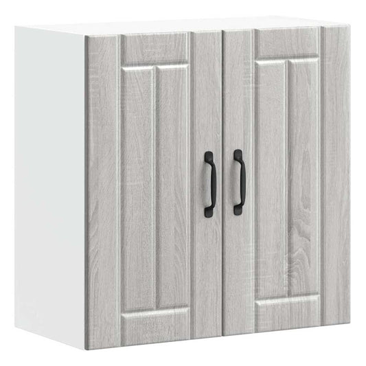 Kitchen Wall Cabinet "Lucca" Grey Sonoma Engineered Wood