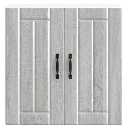 Kitchen Wall Cabinet Lucca Grey Sonoma Engineered Wood