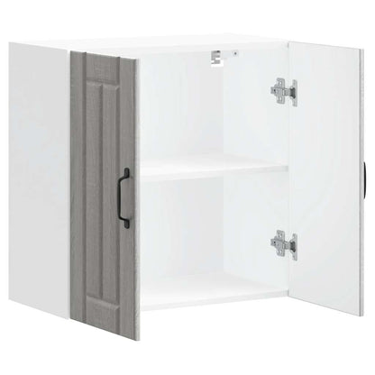 Kitchen Wall Cabinet Lucca Grey Sonoma Engineered Wood
