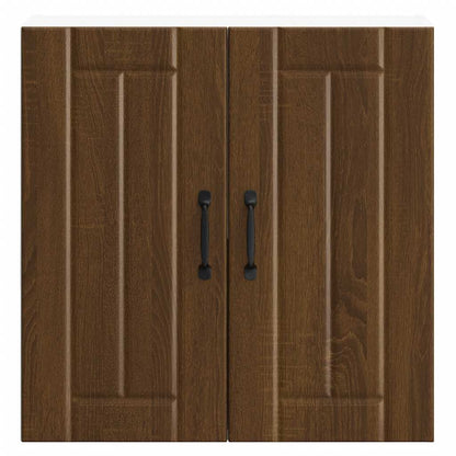 Kitchen Wall Cabinet "Lucca" Brown Oak Engineered Wood