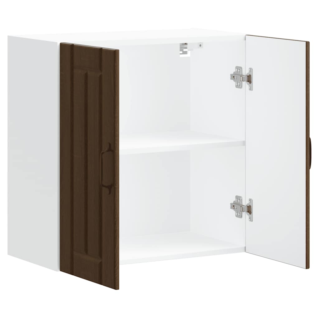Kitchen Wall Cabinet Lucca Brown Oak Engineered Wood
