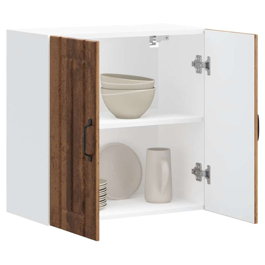 Kitchen Wall Cabinet "Lucca" Old Wood Engineered Wood
