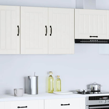 Kitchen Wall Cabinet "Lucca" White Engineered Wood