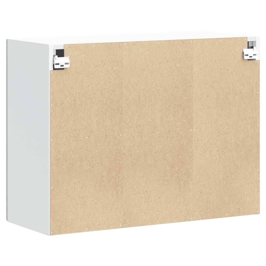 Kitchen Wall Cabinet "Lucca" Concrete Grey Engineered Wood