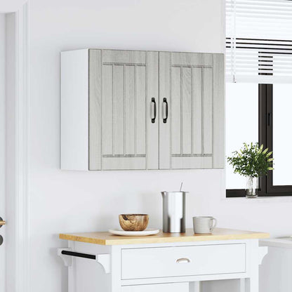 Kitchen Wall Cabinet "Lucca" Grey Sonoma Engineered Wood
