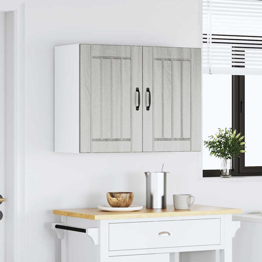 Kitchen Wall Cabinet "Lucca" Grey Sonoma Engineered Wood