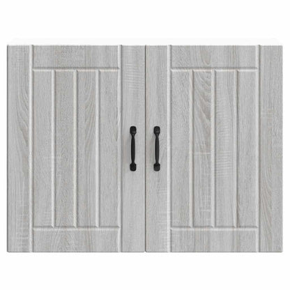 Kitchen Wall Cabinet "Lucca" Grey Sonoma Engineered Wood