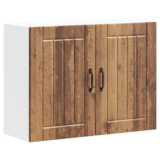 Kitchen Wall Cabinet "Lucca" Old Wood Engineered Wood