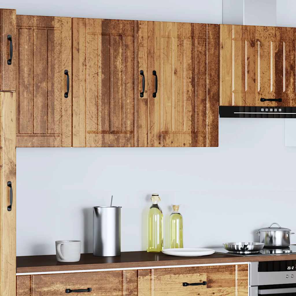 Kitchen Wall Cabinet "Lucca" Old Wood Engineered Wood
