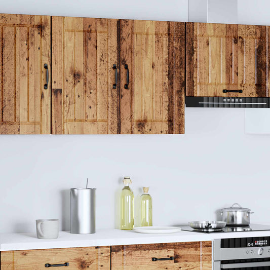 Kitchen Wall Cabinet "Lucca" Old Wood Engineered Wood