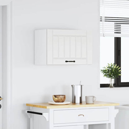 Kitchen Wall Cabinet "Lucca" White Engineered Wood