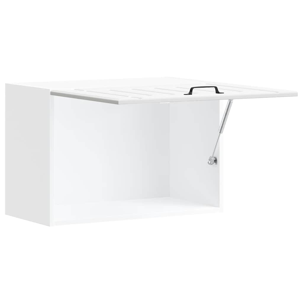 Kitchen Wall Cabinet "Lucca" White Engineered Wood