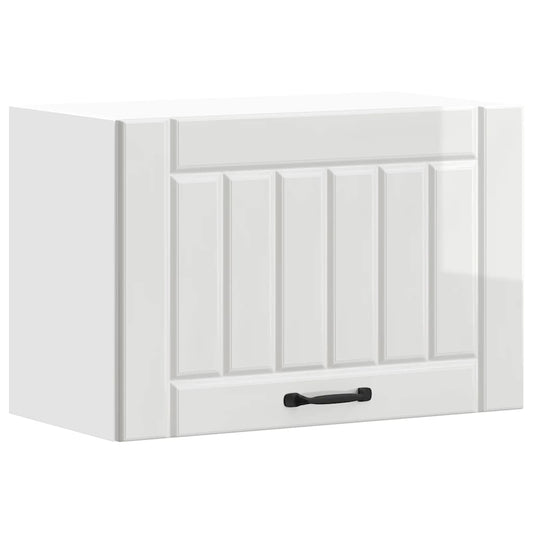 Kitchen Wall Cabinet "Lucca" High Gloss White Engineered Wood