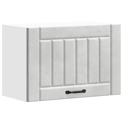 Kitchen Wall Cabinet "Lucca" Concrete Grey Engineered Wood