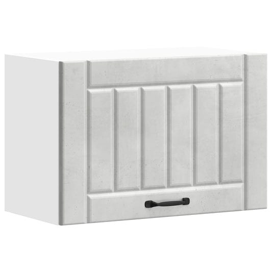 Kitchen Wall Cabinet "Lucca" Concrete Grey Engineered Wood
