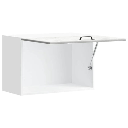 Kitchen Wall Cabinet "Lucca" Concrete Grey Engineered Wood
