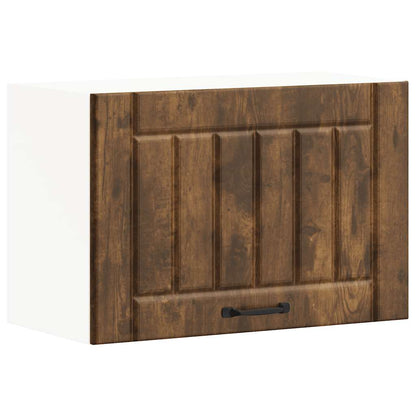 Kitchen Wall Cabinet "Lucca" Smoked Oak Engineered Wood