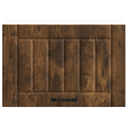 Kitchen Wall Cabinet "Lucca" Smoked Oak Engineered Wood
