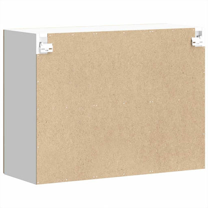 Kitchen Wall Cabinet with Glass Door Lucca Artisan Oak Engineered Wood