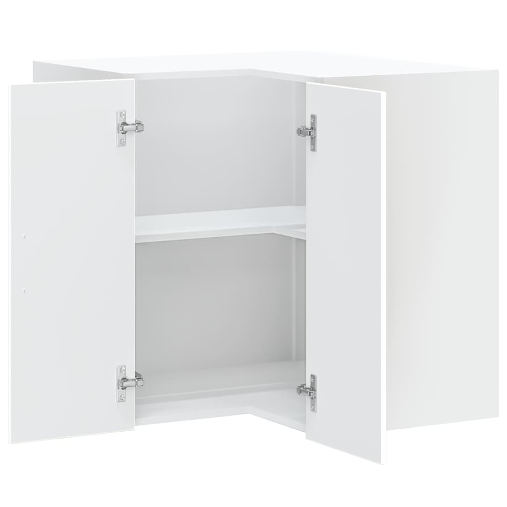 Kitchen Wall Corner Cabinet Lucca White Engineered Wood