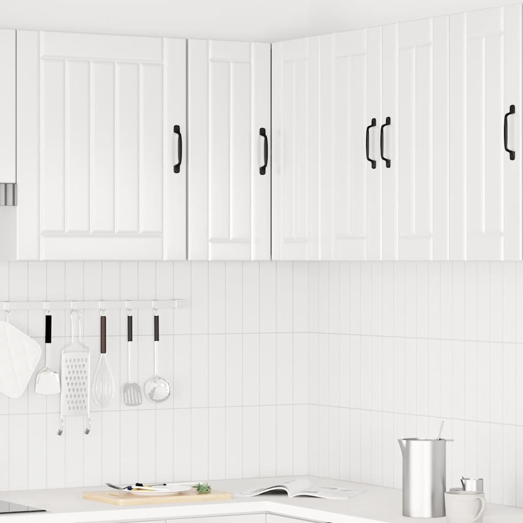 Kitchen Wall Corner Cabinet "Lucca" High Gloss White