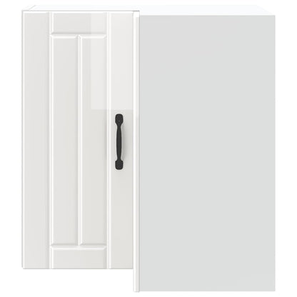 Kitchen Wall Corner Cabinet "Lucca" High Gloss White