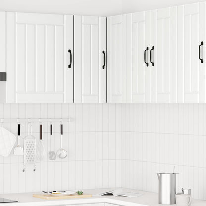 Kitchen Wall Corner Cabinet "Lucca" High Gloss White