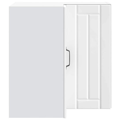 Kitchen Wall Corner Cabinet "Lucca" High Gloss White