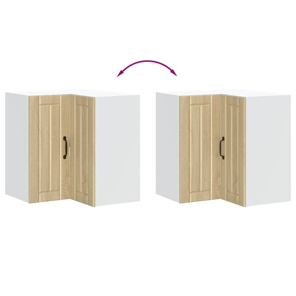 Kitchen Wall Corner Cabinet "Lucca" Sonoma Oak Engineered Wood