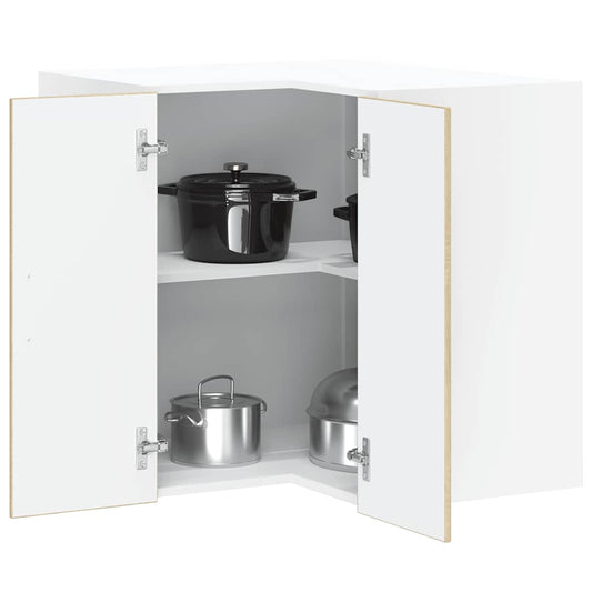 Kitchen Wall Corner Cabinet "Lucca" Sonoma Oak Engineered Wood