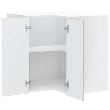 Kitchen Wall Corner Cabinet "Lucca" Grey Sonoma Engineered Wood