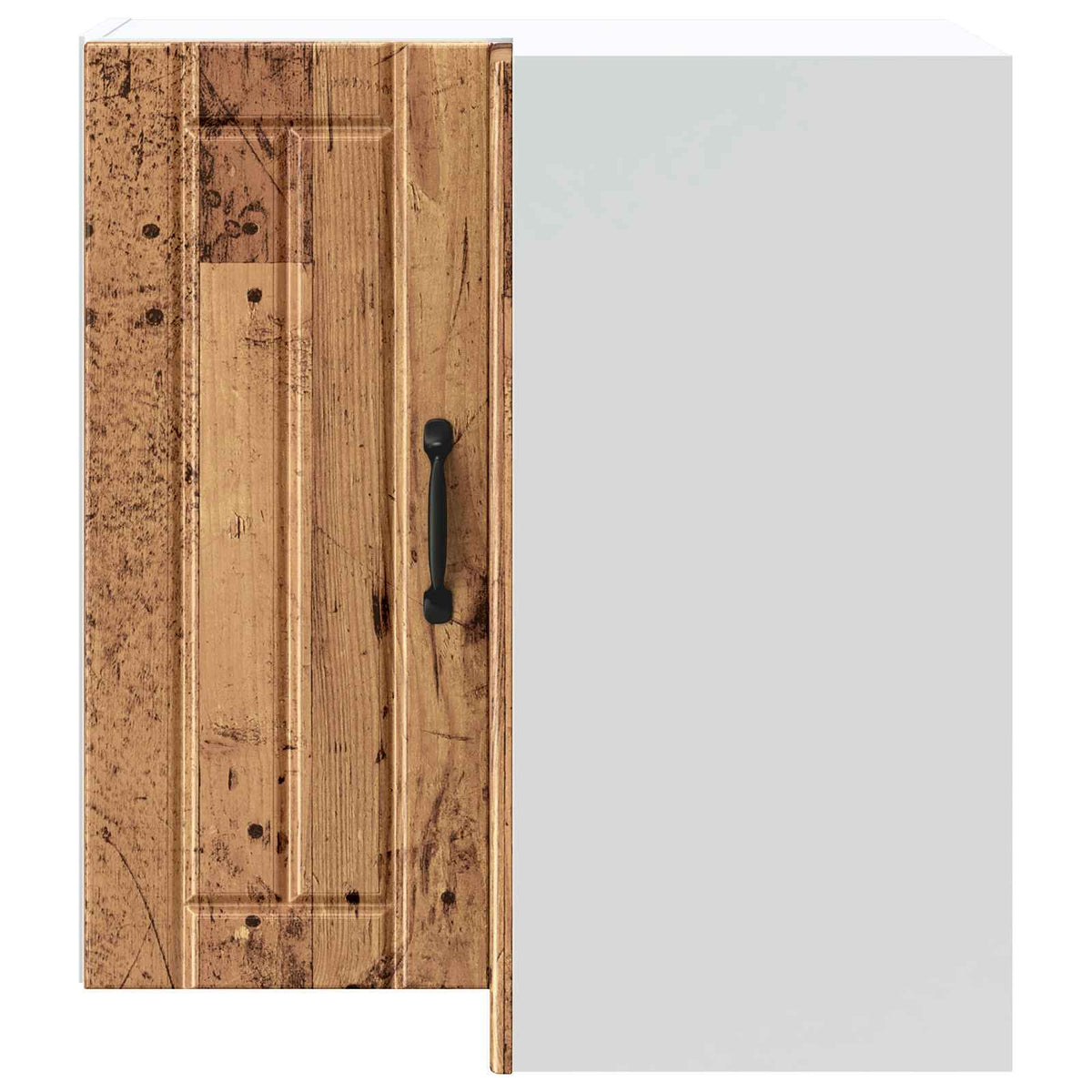 Kitchen Wall Corner Cabinet "Lucca" Old Wood Engineered Wood