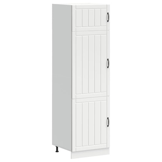 Kitchen Cupboard "Lucca" White Engineered Wood