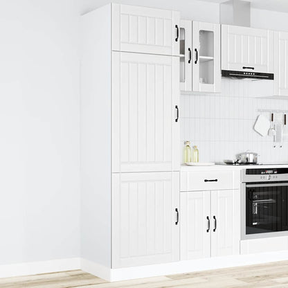 Kitchen Cupboard "Lucca" White Engineered Wood