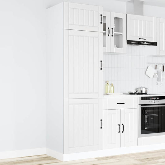 Kitchen Cupboard "Lucca" White Engineered Wood