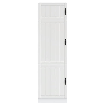 Kitchen Cupboard "Lucca" White Engineered Wood