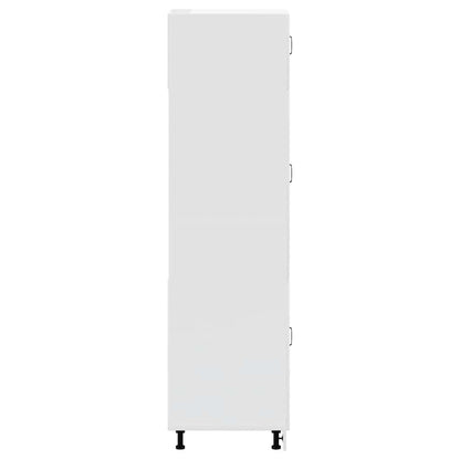 Kitchen Cupboard "Lucca" White Engineered Wood